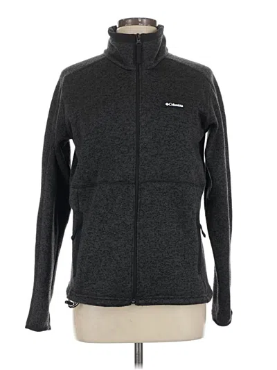 Pre-owned Columbia Fleece Jacket In Gray