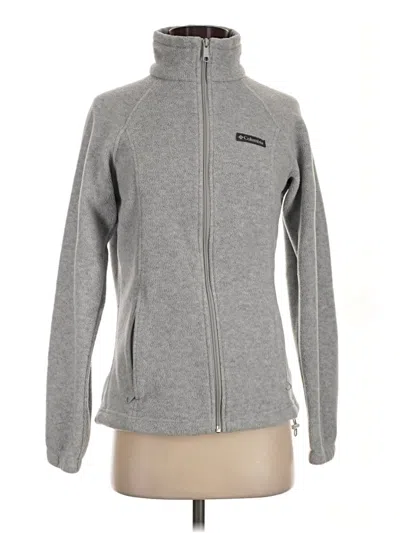 Pre-owned Columbia Fleece Jacket In Gray