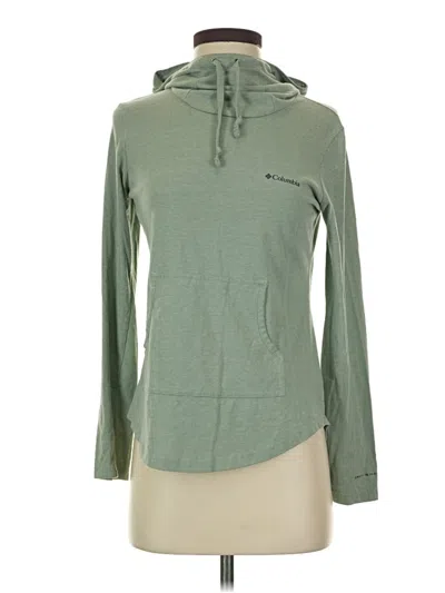 Pre-owned Columbia Fleece Jacket In Green