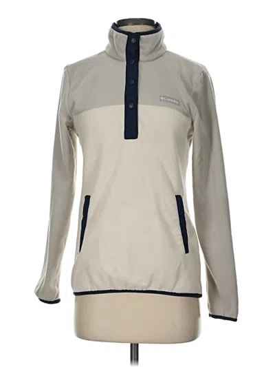 Pre-owned Columbia Fleece Jacket In Ivory
