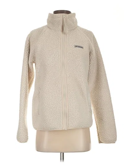 Pre-owned Columbia Fleece Jacket In Ivory