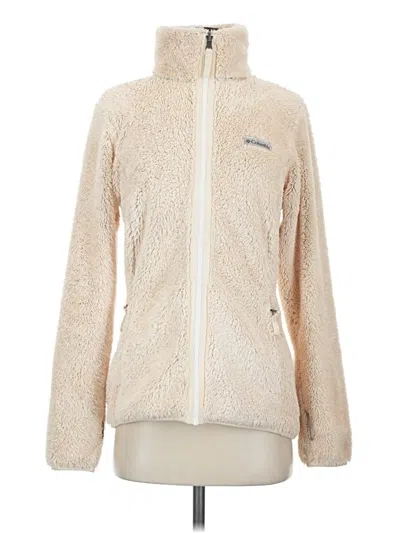 Pre-owned Columbia Fleece Jacket In Ivory