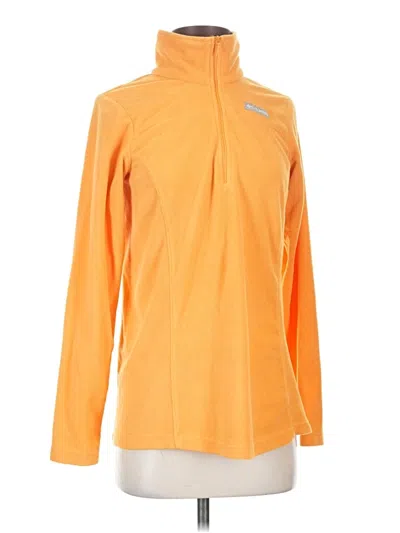 Pre-owned Columbia Fleece Jacket In Orange