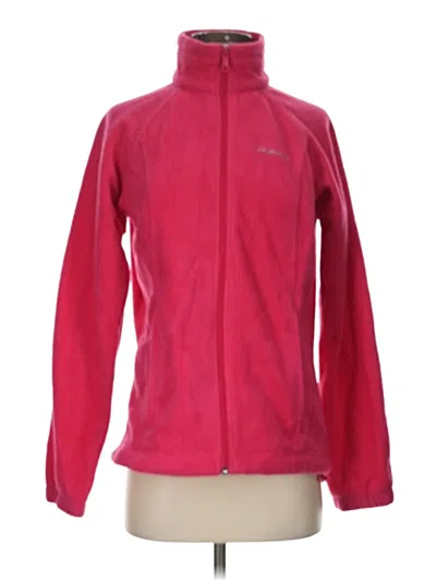Pre-owned Columbia Fleece Jacket In Pink