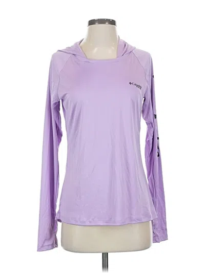 Pre-owned Columbia Fleece Jacket In Purple