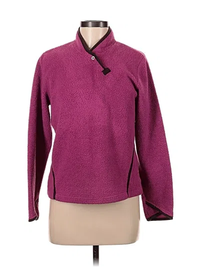 Pre-owned Columbia Fleece Jacket In Purple