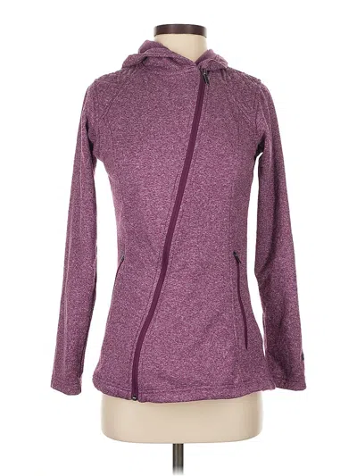 Pre-owned Columbia Fleece Jacket In Purple