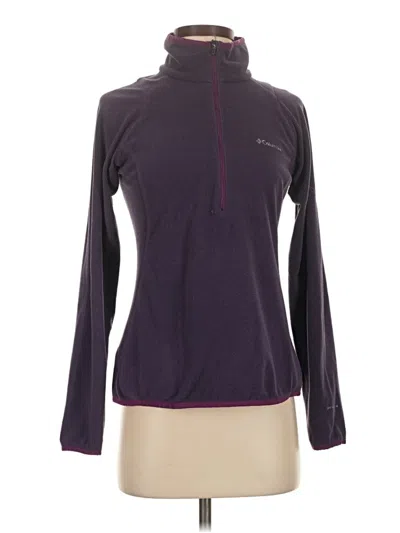 Pre-owned Columbia Fleece Jacket In Purple