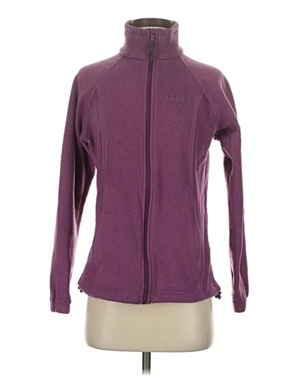 Pre-owned Columbia Fleece Jacket In Purple