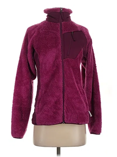Pre-owned Columbia Fleece Jacket In Purple
