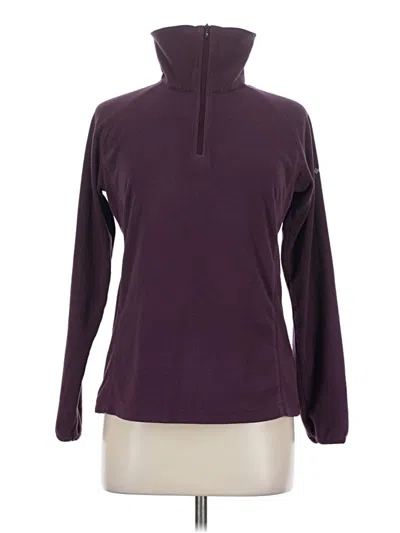 Pre-owned Columbia Fleece Jacket In Purple