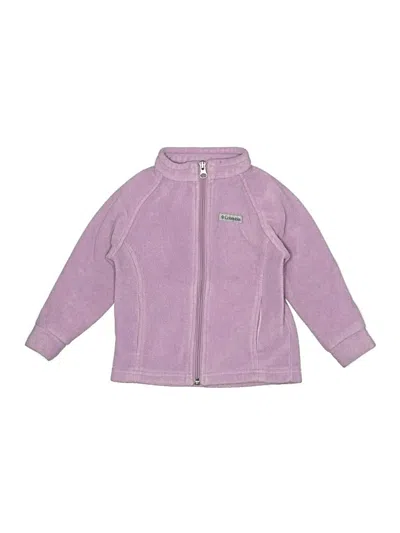Pre-owned Columbia Kids' Fleece Jacket In Purple
