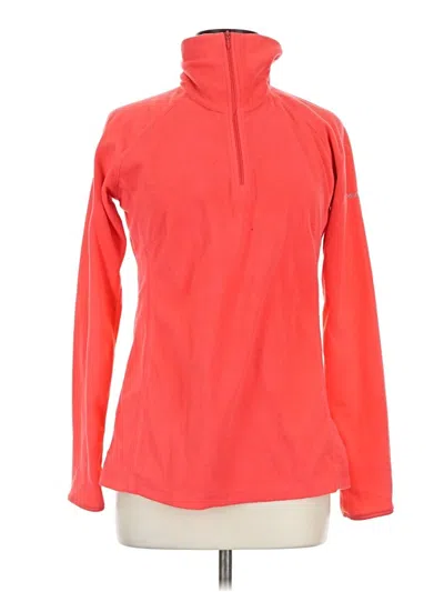 Pre-owned Columbia Fleece Jacket In Red