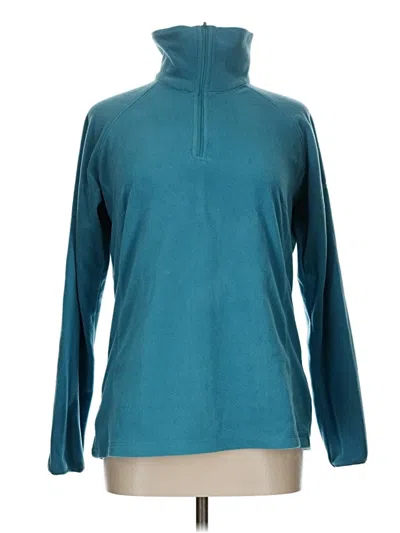 Pre-owned Columbia Fleece Jacket In Teal