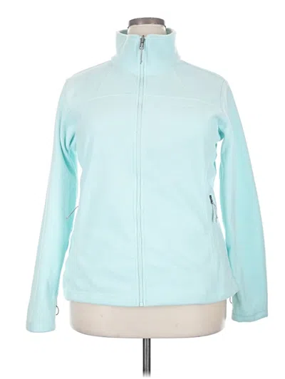 Pre-owned Columbia Fleece Jacket In Teal