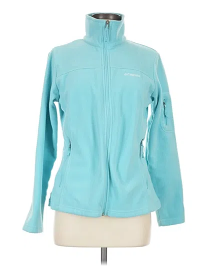 Pre-owned Columbia Fleece Jacket In Teal