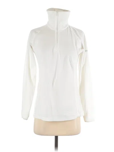Pre-owned Columbia Fleece Jacket In White