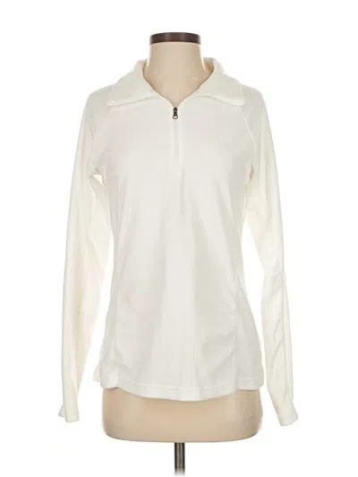 Pre-owned Columbia Fleece Jacket In White