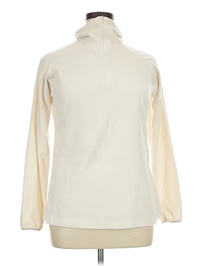 Pre-owned Columbia Fleece Jacket In White