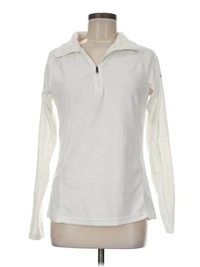 Pre-owned Columbia Fleece Jacket In White