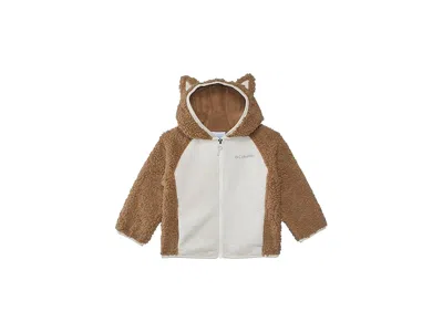 Columbia Foxy Babytm Sherpa Full Zip (infant) Kid's Coat Delta/chalk : 3-6 Months, Fleece/polyester In Brown