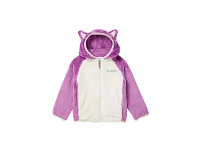 Columbia Foxy Babytm Sherpa Full Zip (infant) Kid's Coat Razzle/chalk : 12-18 Months, Fleece/polyester In Multi