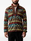 Columbia Geometric-pattern Zip-up Sweatshirt In Multi