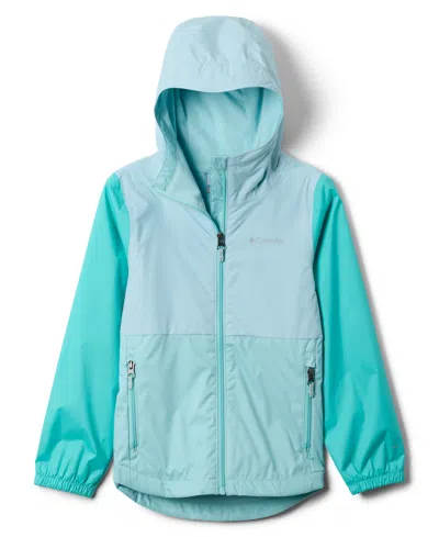 Columbia Kids' Girls' 5-20 Rainy Trails Iii Fleece Lined Jacket In Blue