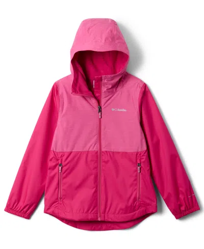 Columbia Kids' Girls' 5-20 Rainy Trails Iii Fleece Lined Jacket In Pink