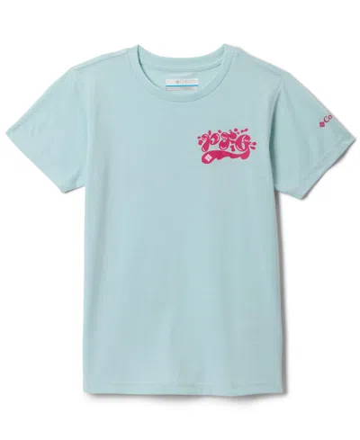 Columbia Kids' Girls' 7-16 Palm Waves Short-sleeve T-shirt In Blue