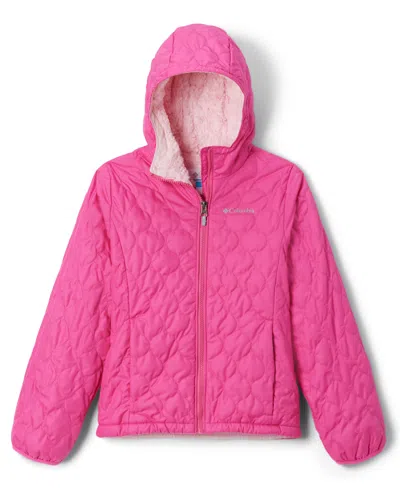 Columbia Kids' Girls 7-20 Bella Plush Ii Fleece-lined Full-zip Hooded Jacket In Pink