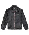 Columbia Girls 7-20 Fire Side Sherpa Full Zip Jacket In Black