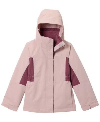 Columbia Kids' Girls' 7-16 Bugaboo Iv Hooded 3-in-1 Jacket In Pink