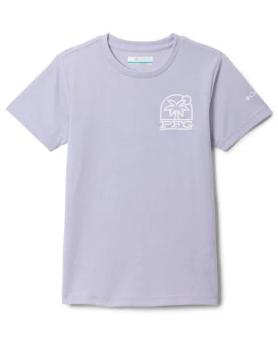 Columbia Kids' Girls' 7-16 Palm Waves Short-sleeve T-shirt In Purple