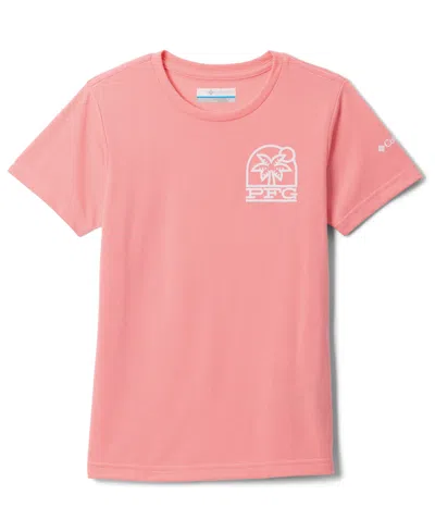 Columbia Kids' Girls' 7-16 Palm Waves Short-sleeve T-shirt In Pink