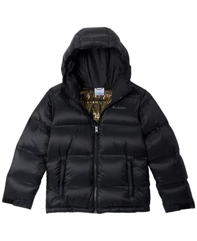 Columbia Kids' Girls' 7-16 Street Heights Down-filled Hooded Puffer Jacket In Black