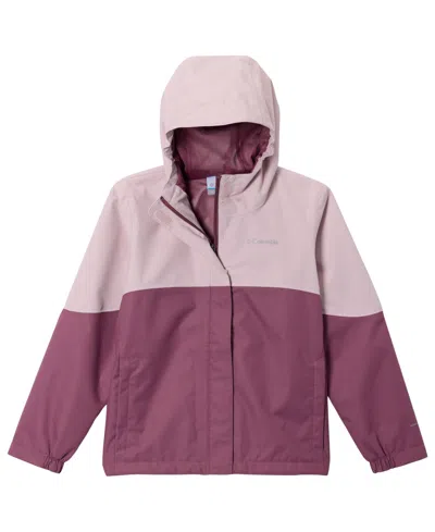 Columbia Kids' Girls' 7-16 Waterproof Hooded Hikebound Ii Jacket In Purple