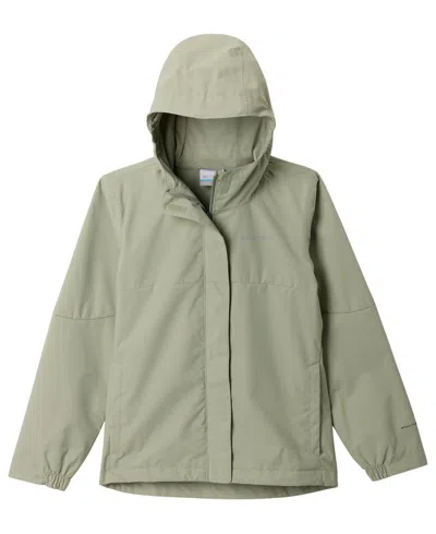 Columbia Kids' Girls' 7-16 Waterproof Hooded Hikebound Ii Jacket In Gray