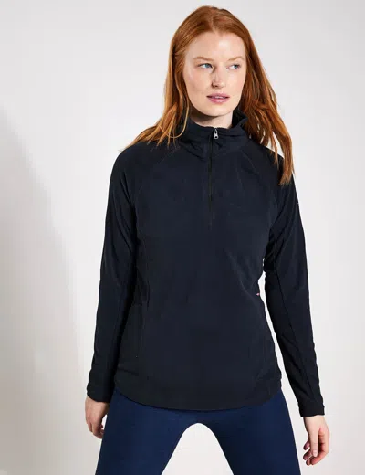 Columbia Glacial Iv Half Zip Fleece In Black