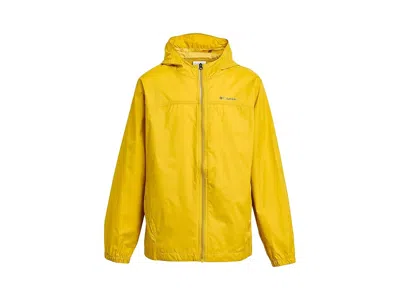 Columbia Glennaker Rain Jacket (little Kid/big Kid) Boy's Coat Antique Moss : Xs (6-7 Little Kids), Nylon In Yellow