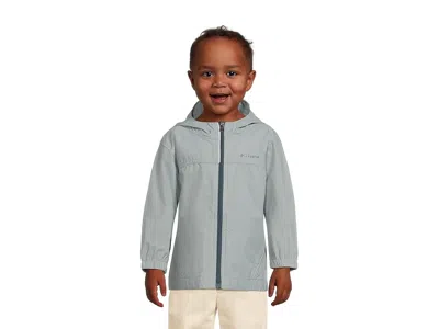 Columbia Kids' Glennakertm Rain Jacket (toddler) Boy's Coat Crushed Blue : 4 Toddler, Nylon In Gray
