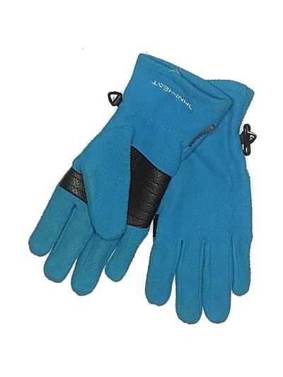 Pre-owned Columbia Gloves In Blue