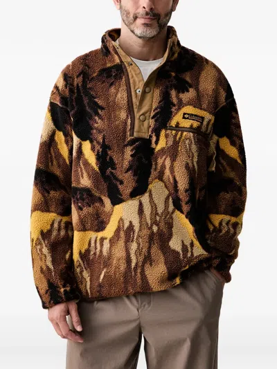 Columbia Graphic-print Fleece Sweatshirt In Multi