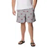 Columbia Gray Georgia Bulldogs Backcast Iii Printed Short In Gray