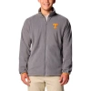 Columbia Gray Tennessee Volunteers Big & Tall Flanker™ Iv Fleece Raglan Full-zip Jacket In Gray