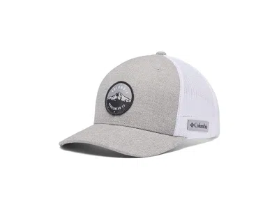 Columbia Grey Heather Mt Hood Circle Patch: One Size (6 1/2-7 1/2) In Purple