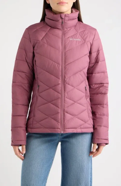 Columbia Heavenly Water Resistant Insulated Coat In Pink