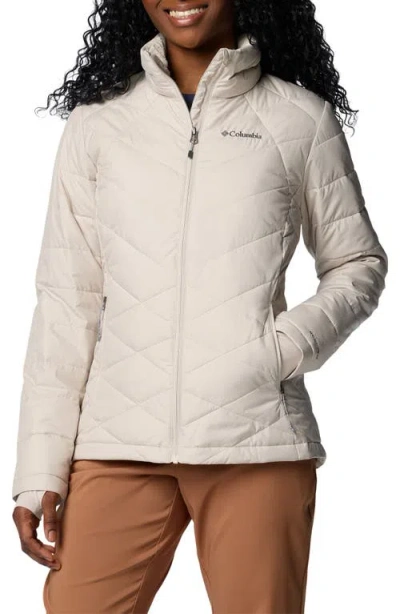 Columbia Heavenly Water Resistant Insulated Coat In White