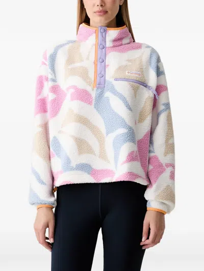 Columbia Helvetia Abstract-print Fleece Sweater In Multi