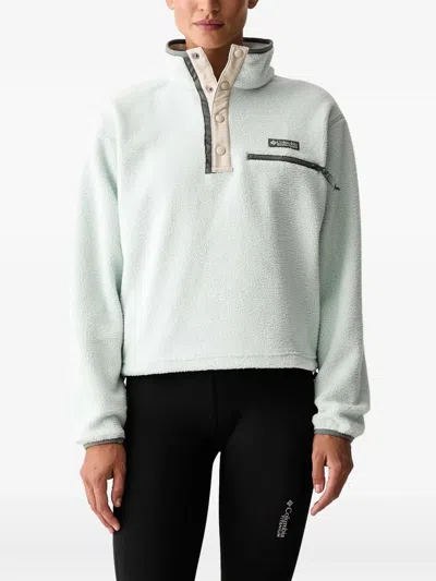 Columbia Helvetia Ii Fleece Drawstring Sweater In Blue